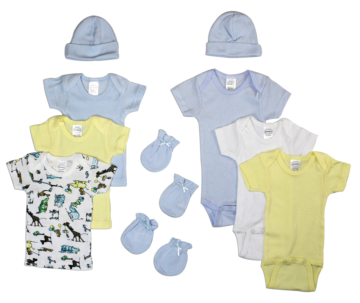 Newborn Baby Boys 10 Pc Layette Baby Shower Gift