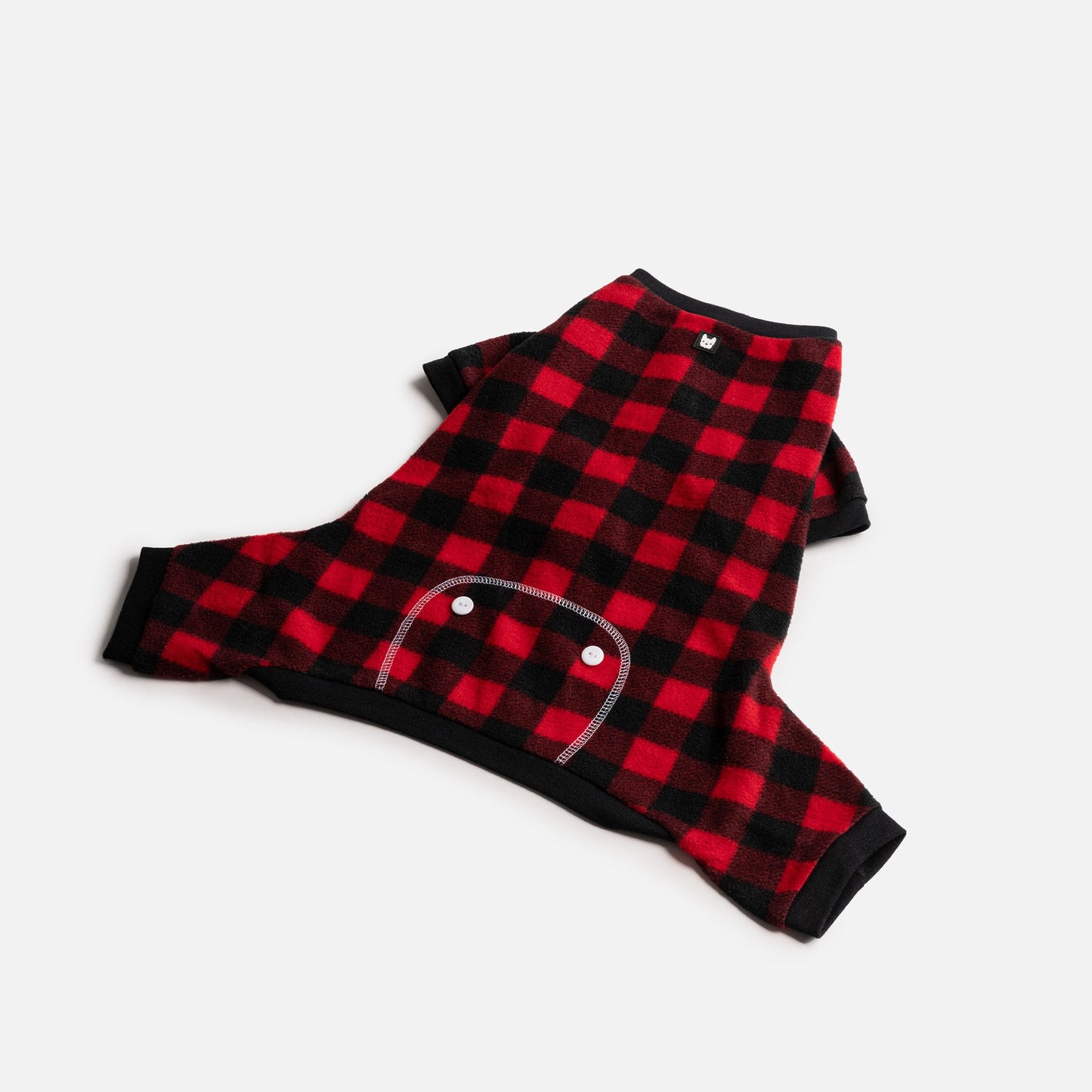 🔴 Red Plaid Dog Pajamas – Cozy & Soft Pet Onesie for Ultimate Comfort