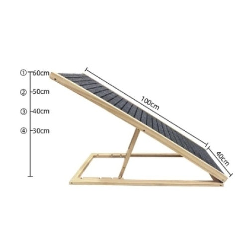 Dog Bed Ramp, Extra Wide For Excellent Traction, Pet Ramp For Small