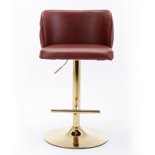 Furniture,Swivel Barstools Adjusatble Seat Height, Modern PU