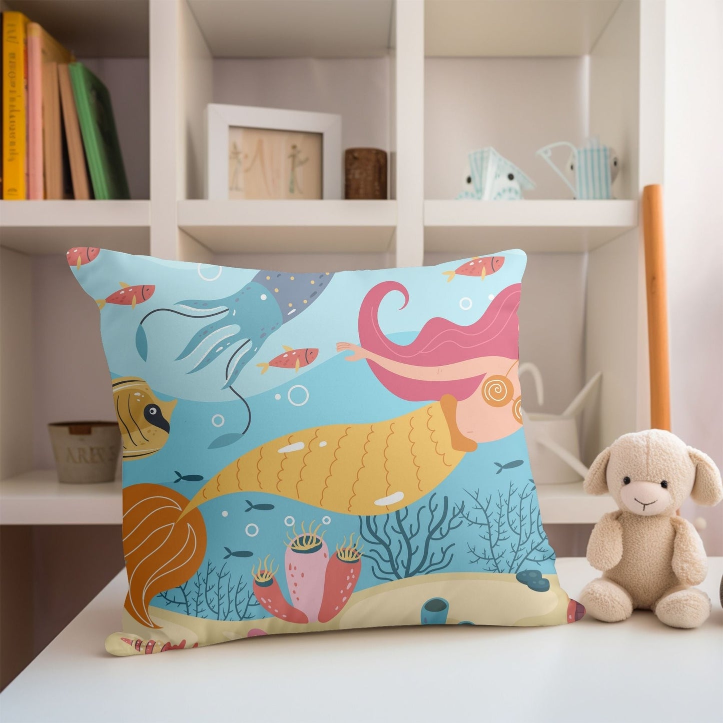 Beautiful Mermaid Baby Room Pillow