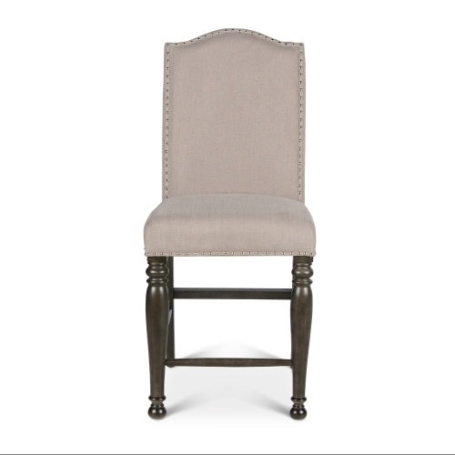 Caswell - Counter Chair Dark Gray