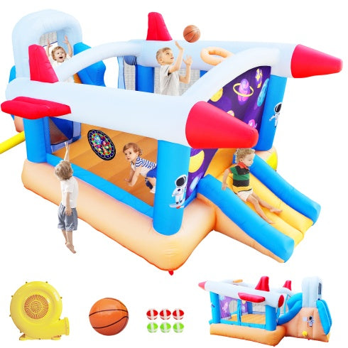 6 In 1 Outdoor Indoor Inflatable Bouncer For Kids Target Ball