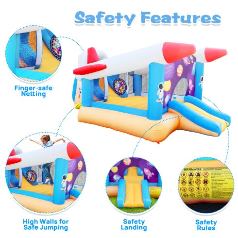 6 In 1 Outdoor Indoor Inflatable Bouncer For Kids Target Ball