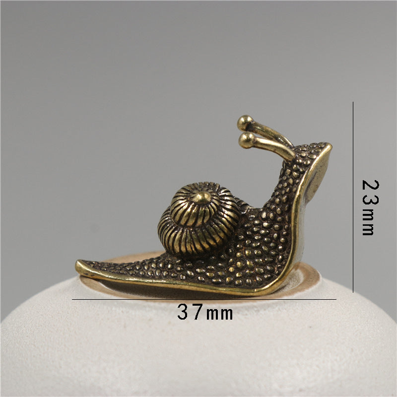 Brass Snail Paperweight