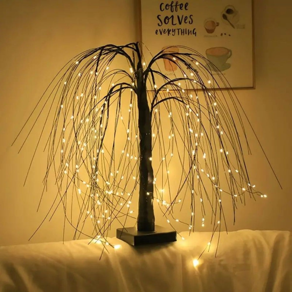 LED Sparkling Willow Tree Bonsai Christmas Decoration