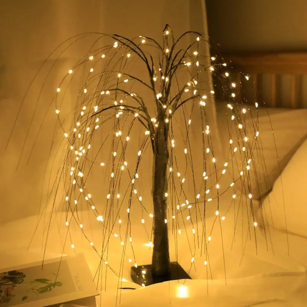 LED Sparkling Willow Tree Bonsai Christmas Decoration