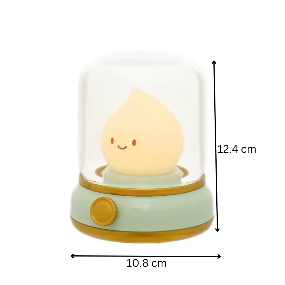 Mini Desktop LED Cute Night Lamp USB Rechargeable Portable Cartoon Table Lamp