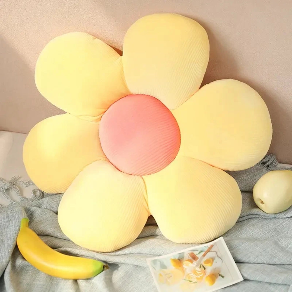 Colorful Flowers Plush Pillow Plant Petal Cushion Stuffed Toys