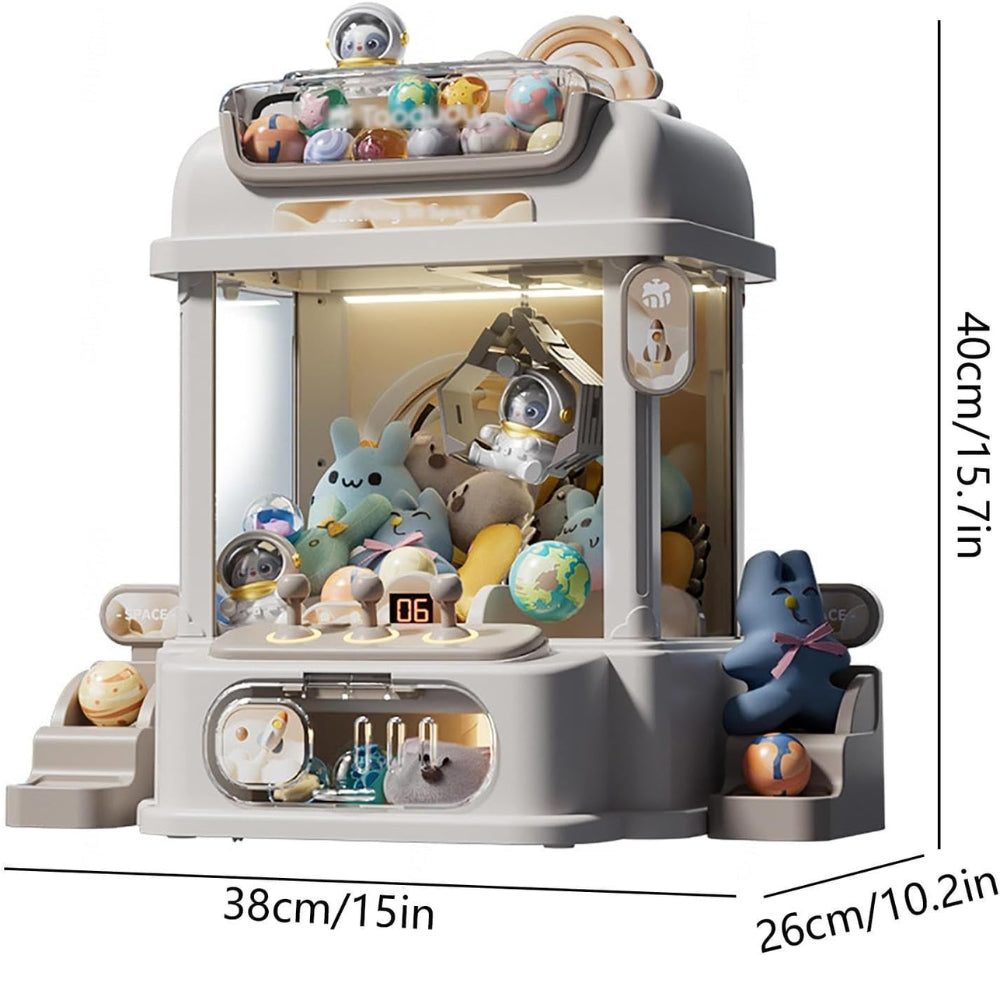 Claw Machine Kids Mini Claw Toy Crane Machines Music Doll Children Toys