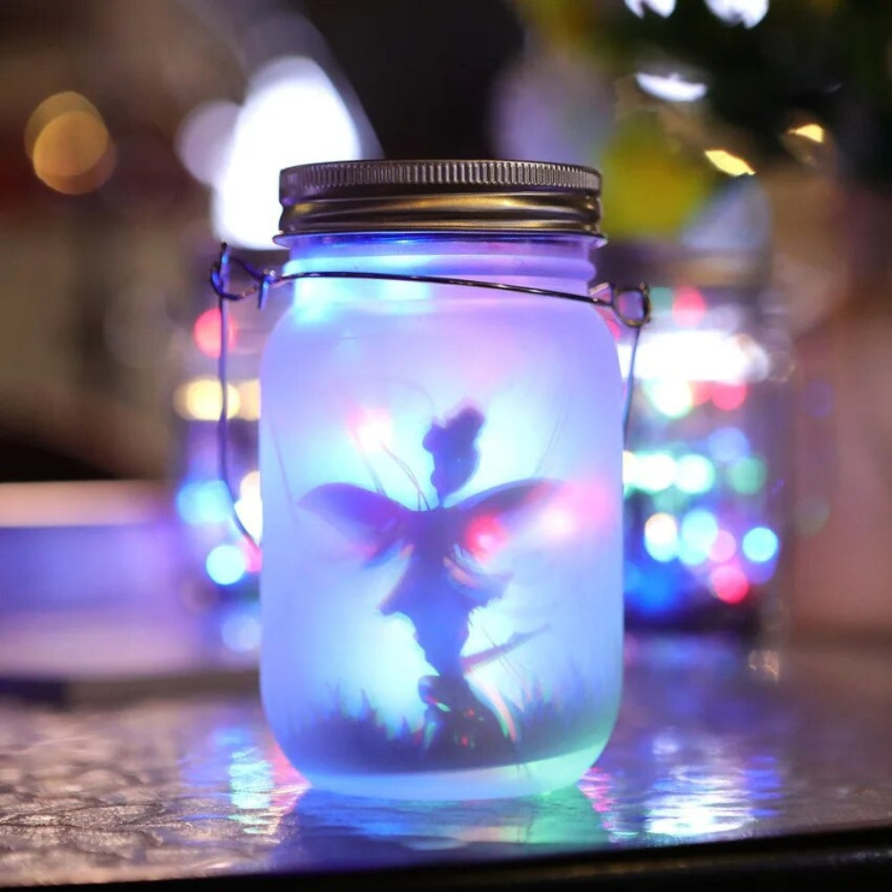 Solar Mason Jar Light Solar Lantern Fairy Lights Hanging Standing Solar Lamp