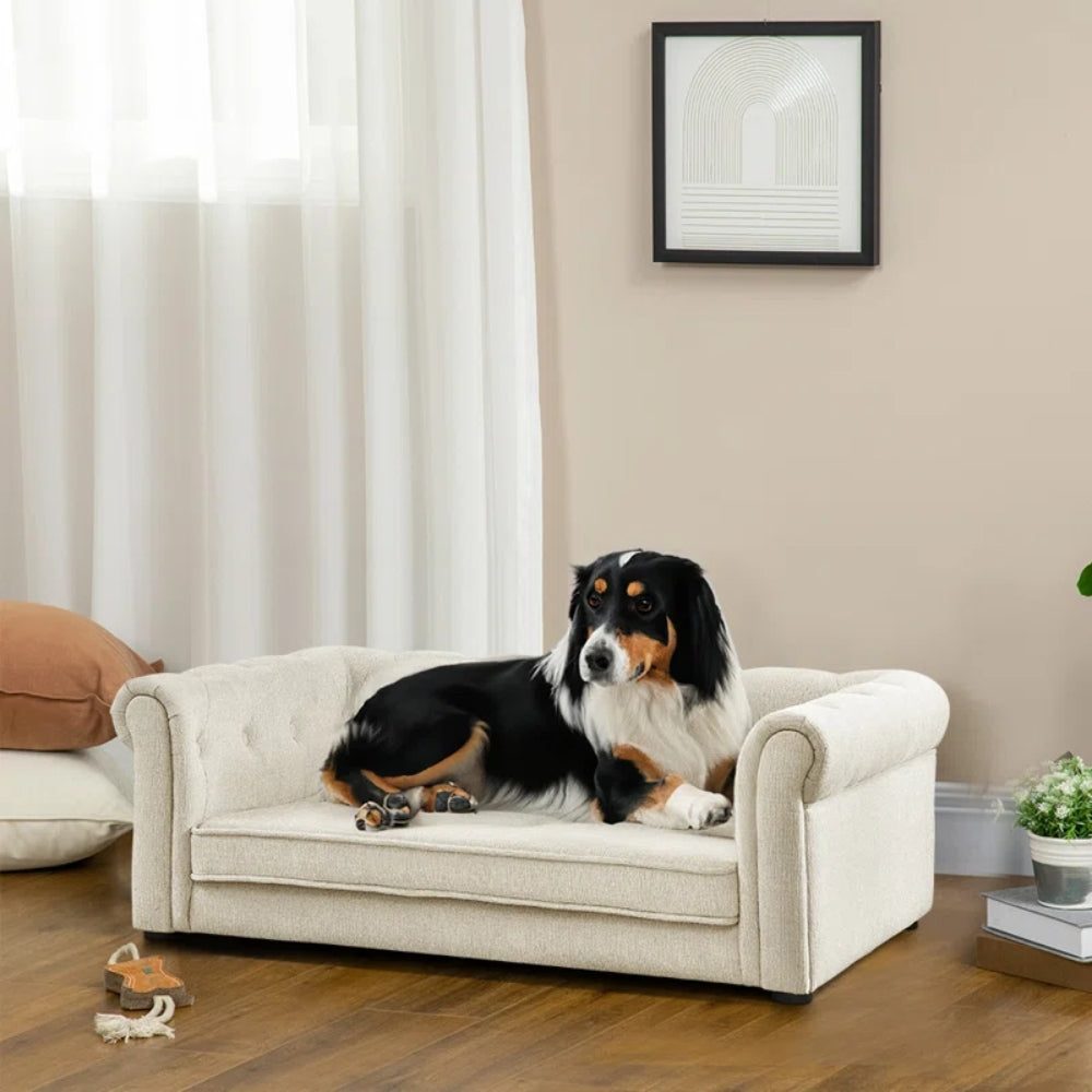 Stylish and Durable Rectangle Pet Bed for Medium and Large Dogs