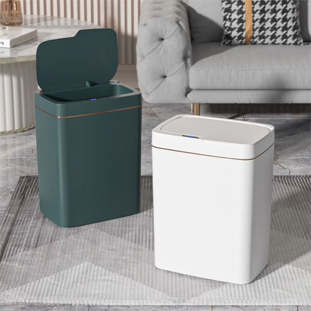 15L Smart Bathroom Trash Bin with Smart Lid