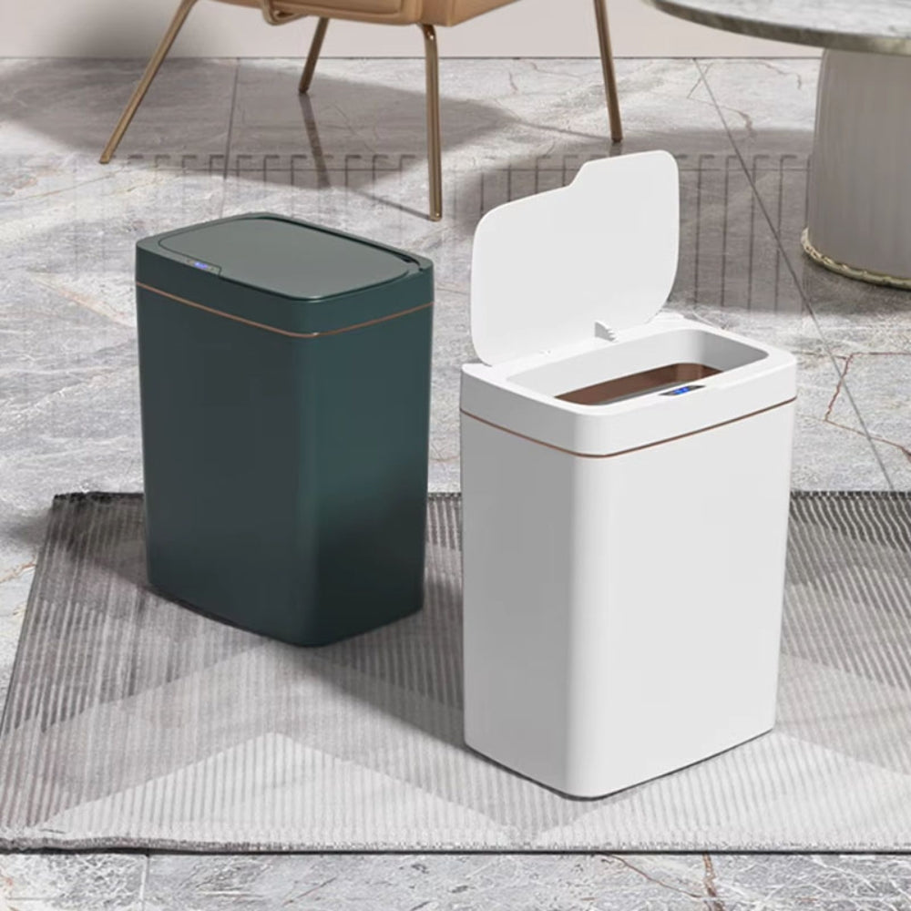 15L Smart Bathroom Trash Bin with Smart Lid