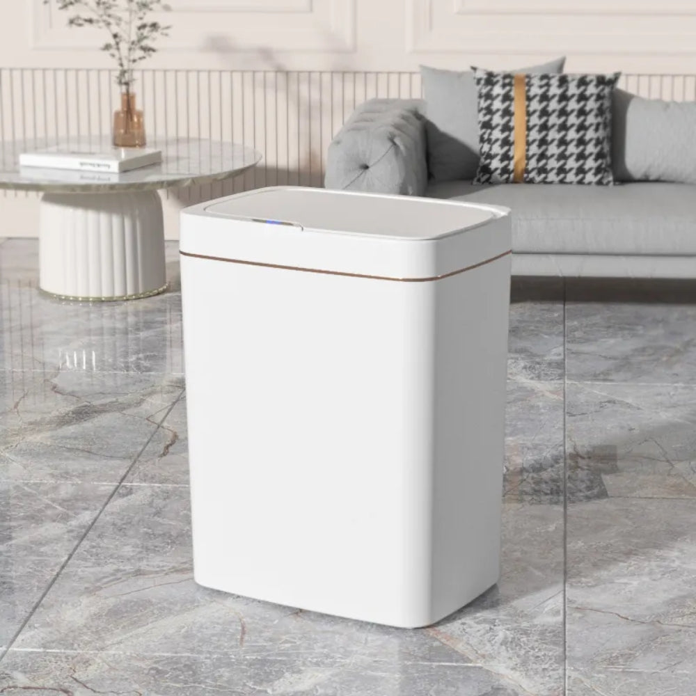 15L Smart Bathroom Trash Bin with Smart Lid