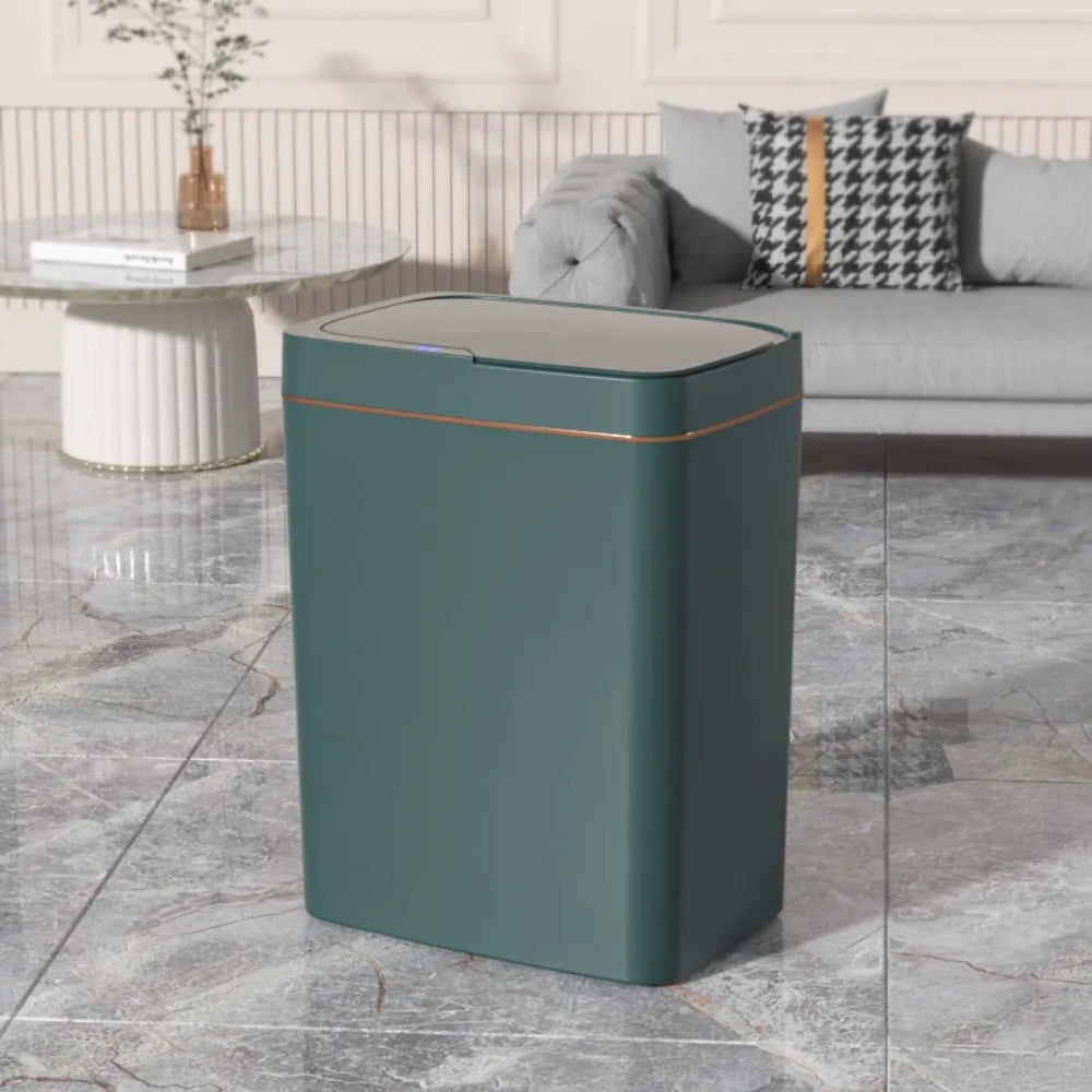 15L Smart Bathroom Trash Bin with Smart Lid