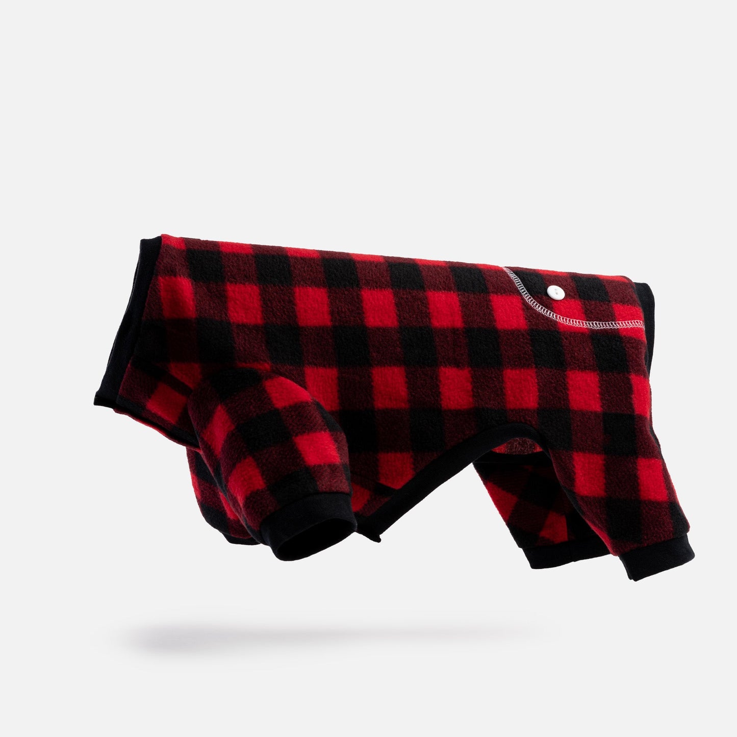 🔴 Red Plaid Dog Pajamas – Cozy & Soft Pet Onesie for Ultimate Comfort