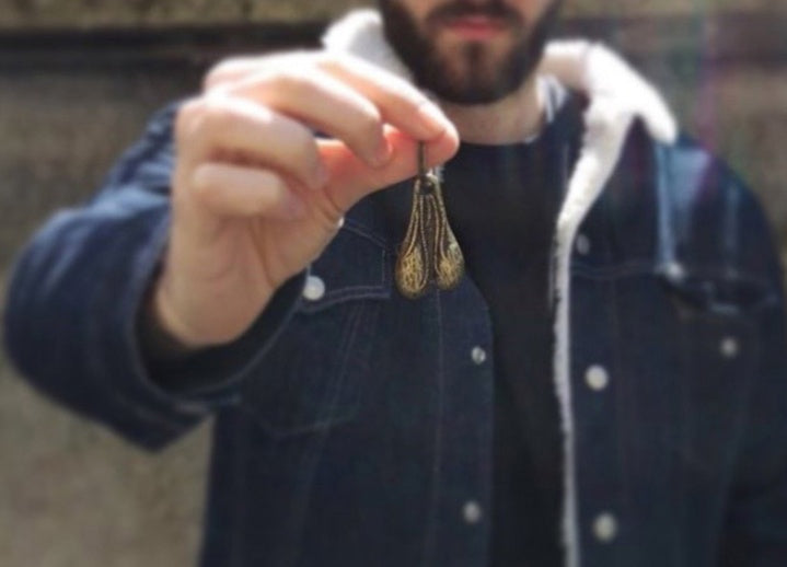 "Brass Bravado" Keychain