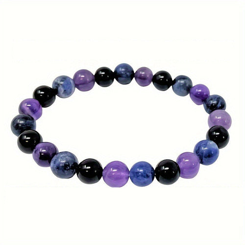 Purple Beaded Bracelet