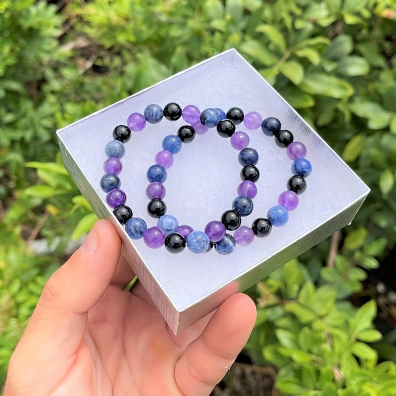 Purple Beaded Bracelet