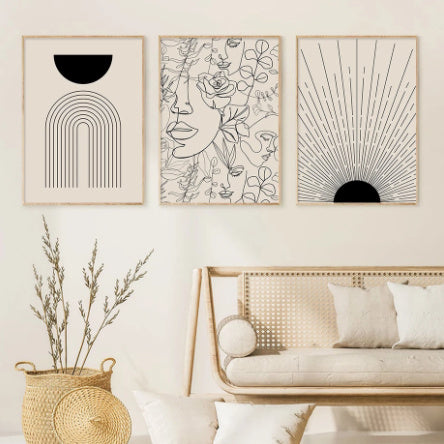 Boho Canvas Home Decor