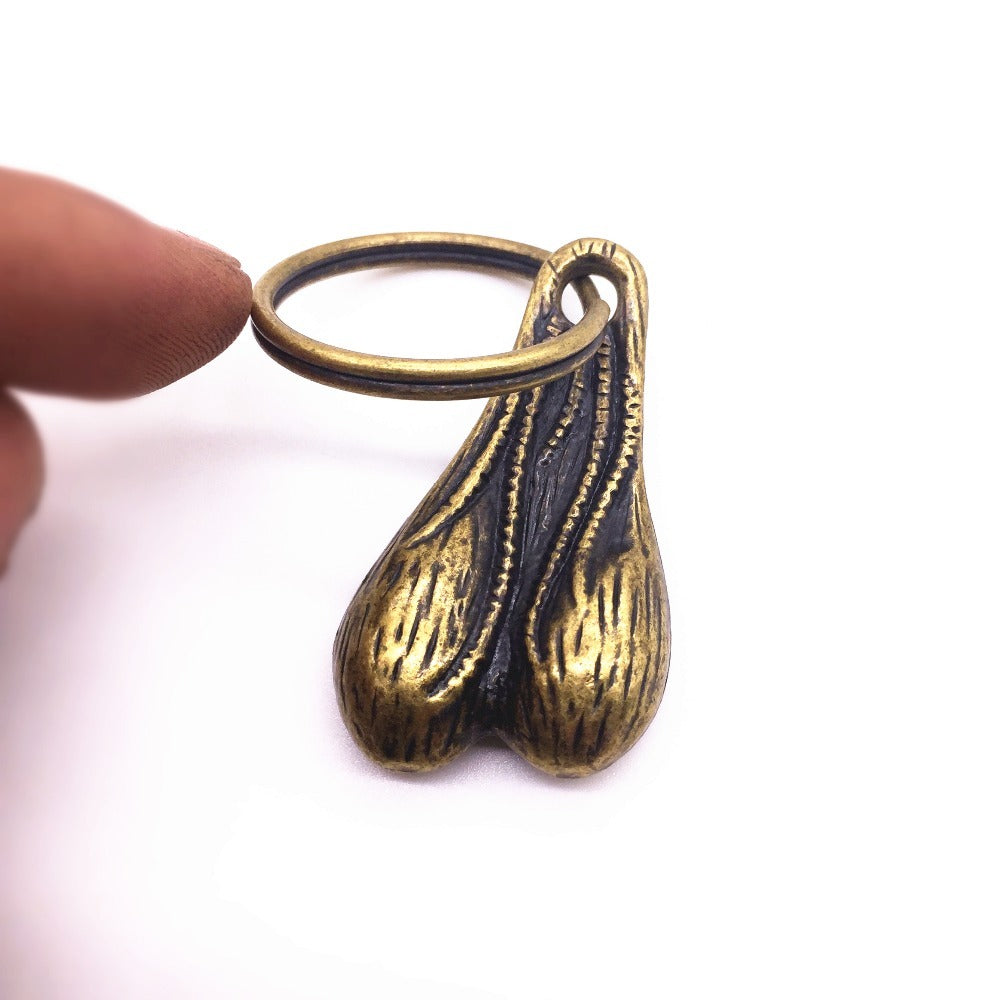 "Brass Bravado" Keychain