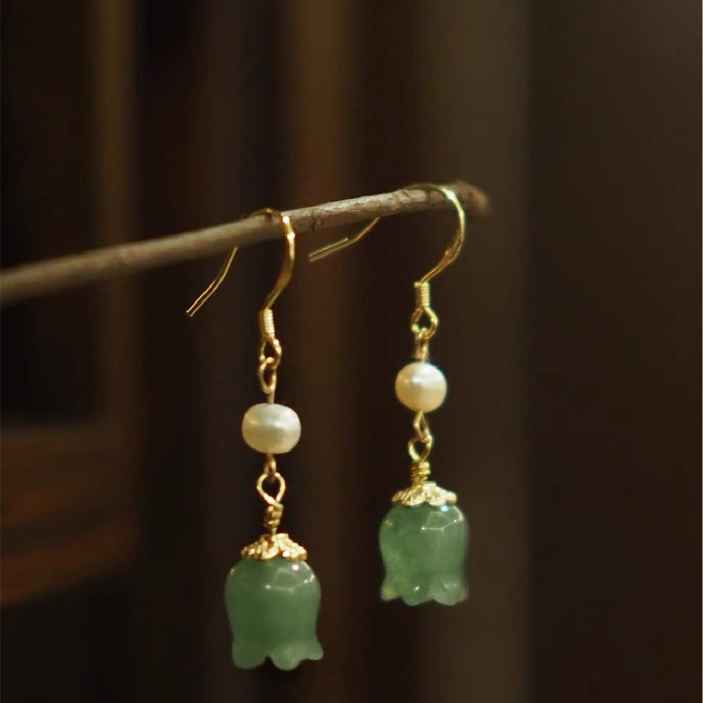 The Jade River’s Lament Earrings