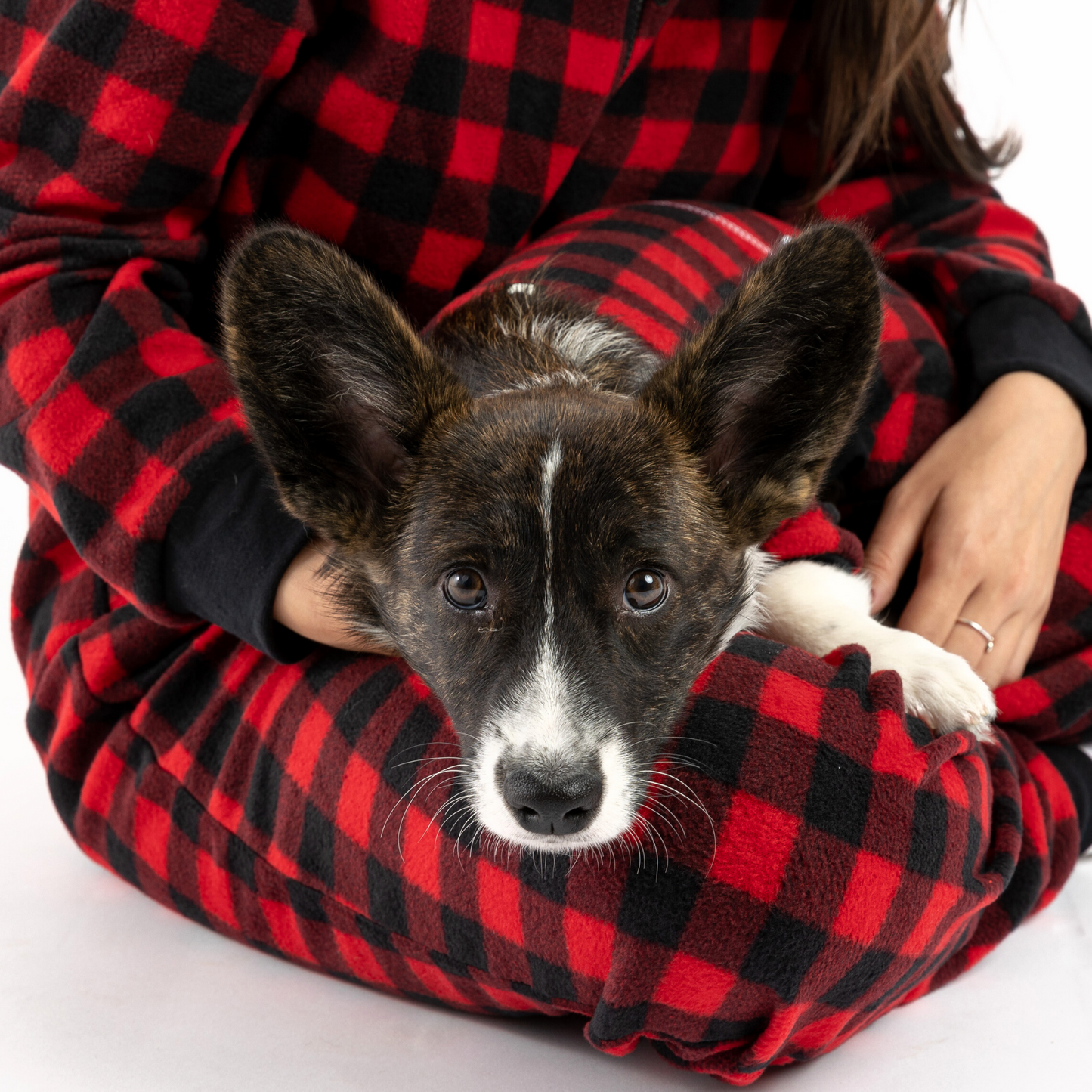 🔴 Red Plaid Dog Pajamas – Cozy & Soft Pet Onesie for Ultimate Comfort