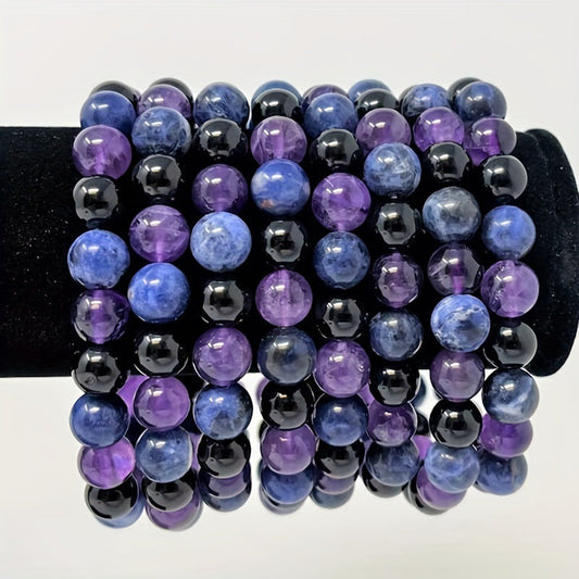 Purple Beaded Bracelet