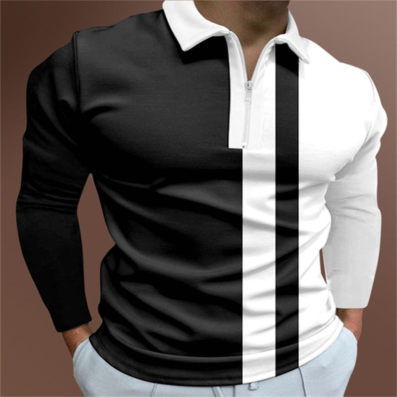 Men's POLO Striped Short Sleeve T-Shirt