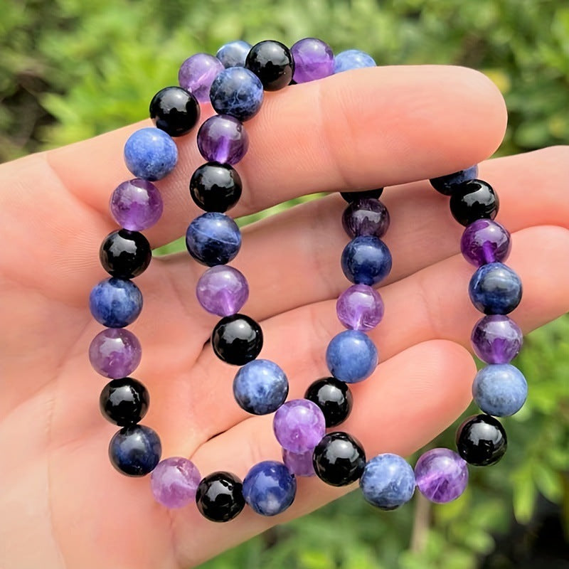 Purple Beaded Bracelet