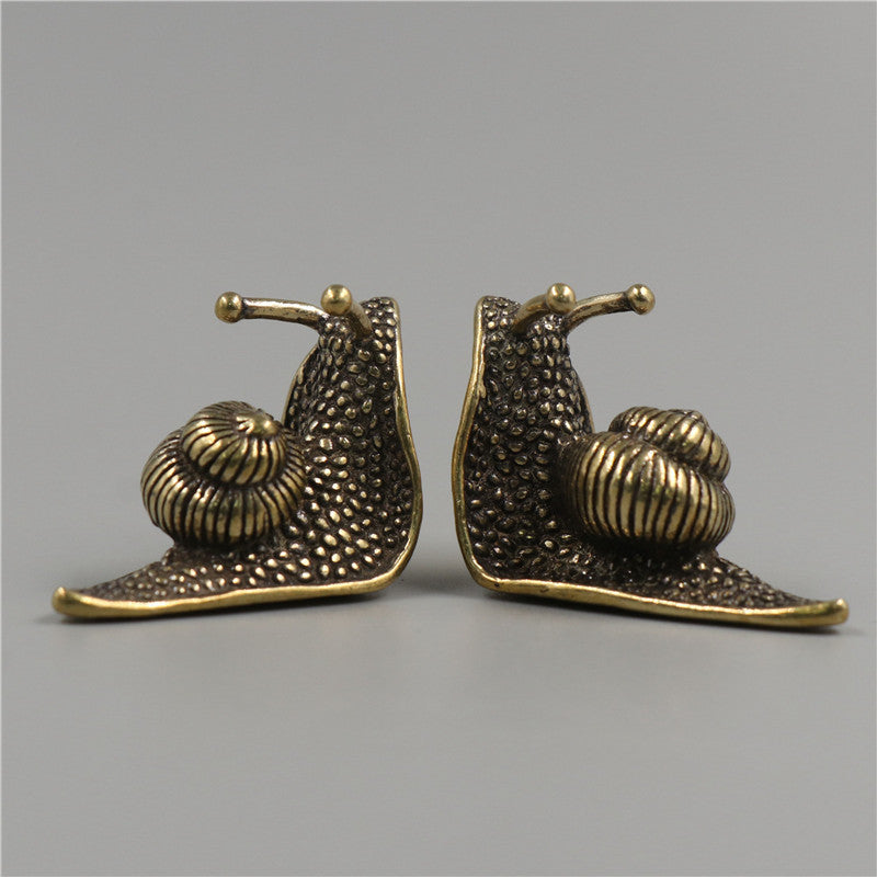 Brass Snail Paperweight