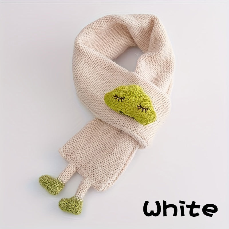 Wandering Cloud Knit Scarf For Kids