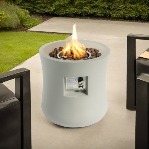 Outdoor Propane Fire Pit Table,Compact Streamlined Modern