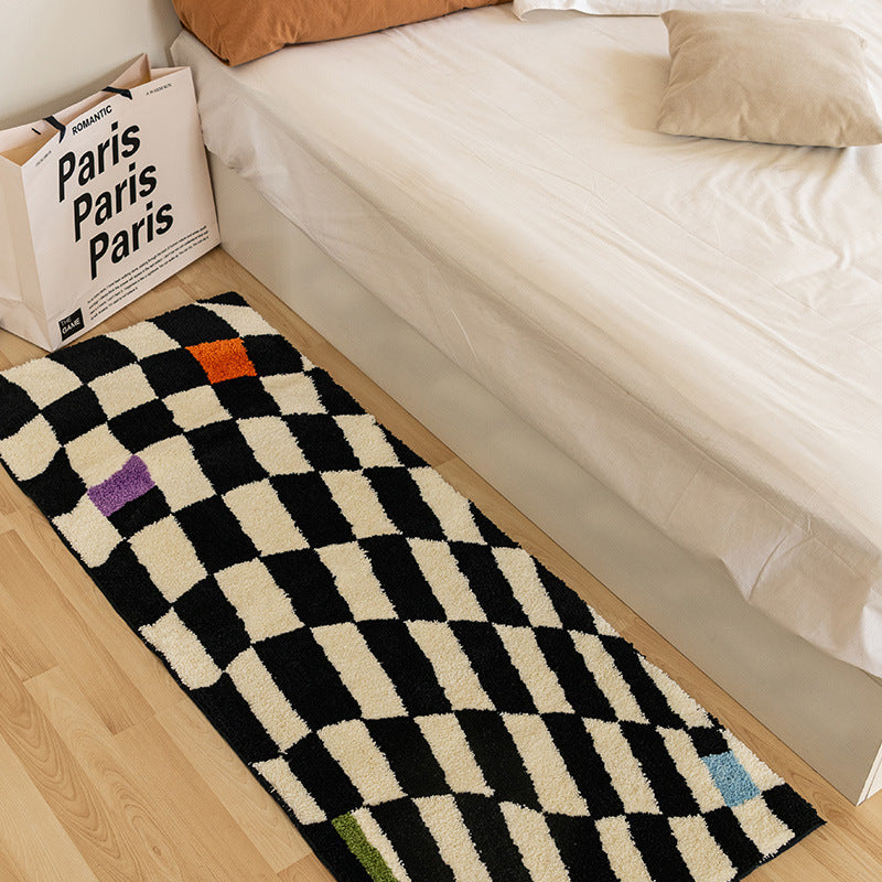 Vintage Checkerboard  Rug