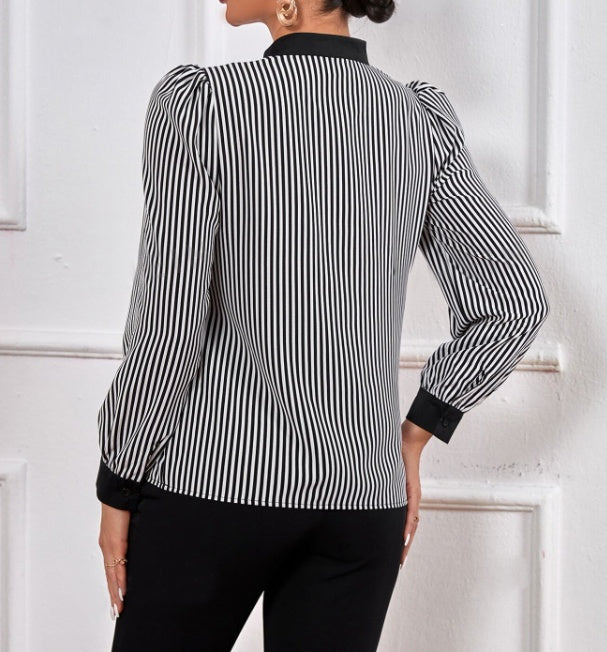 The “Gatsby Stripped” Blouse