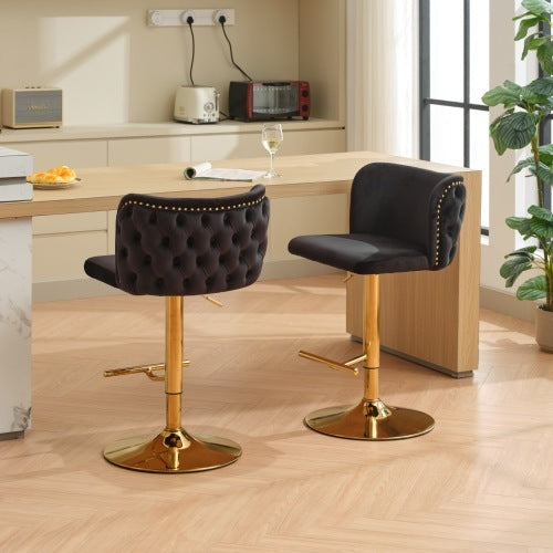 Furniture,Swivel Barstools Adjusatble Seat Height, Modern PU