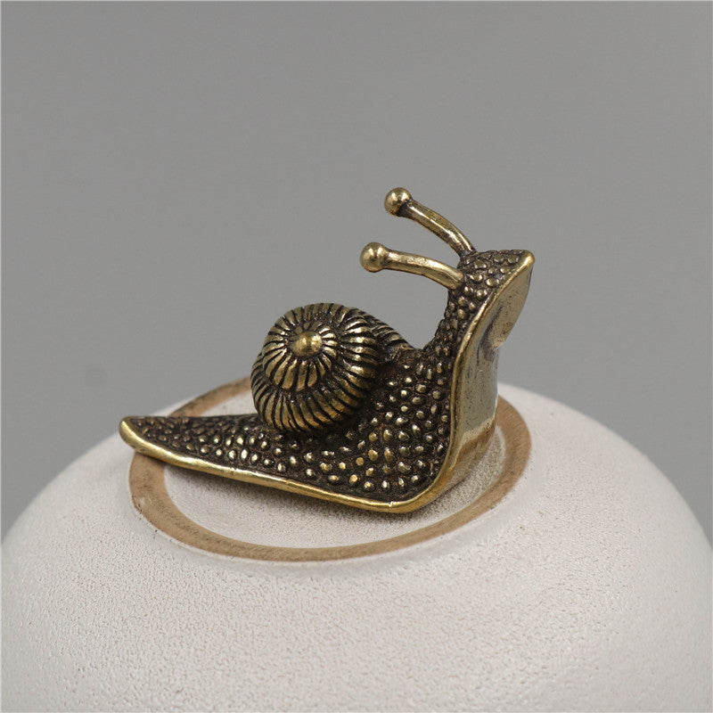 Brass Snail Paperweight