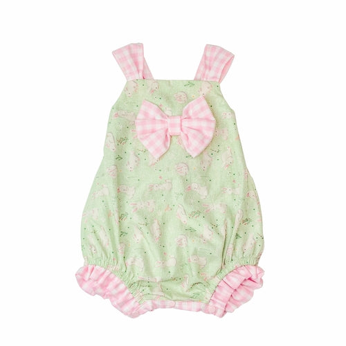 Bunny Love Little Girls Easter Romper