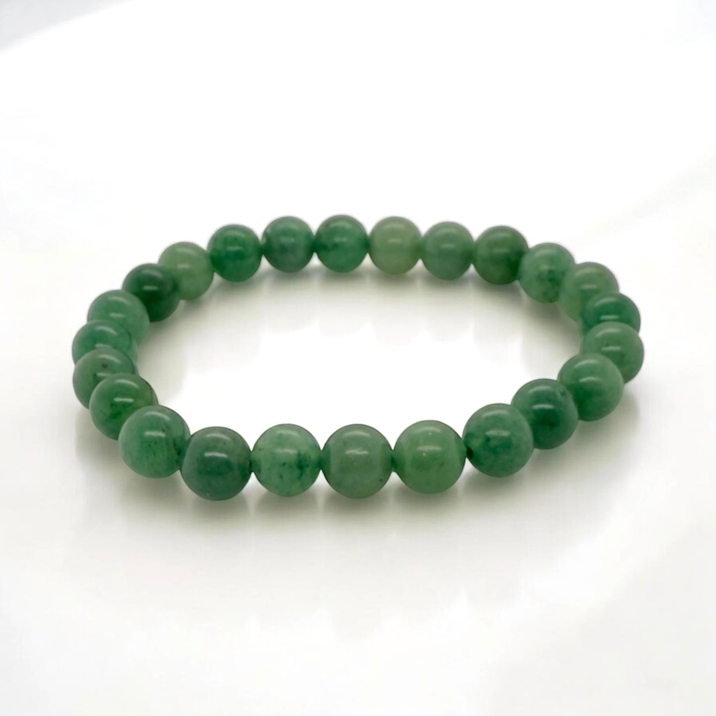 Green Aventurine Bracelet Stretch Fit Handmade 8mm