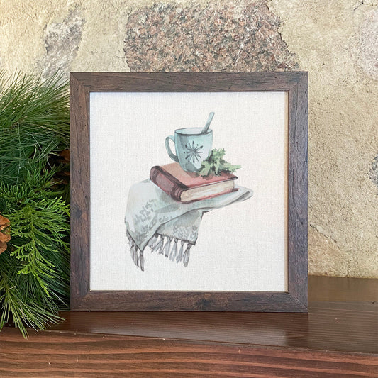 Cozy Book - Framed Sign