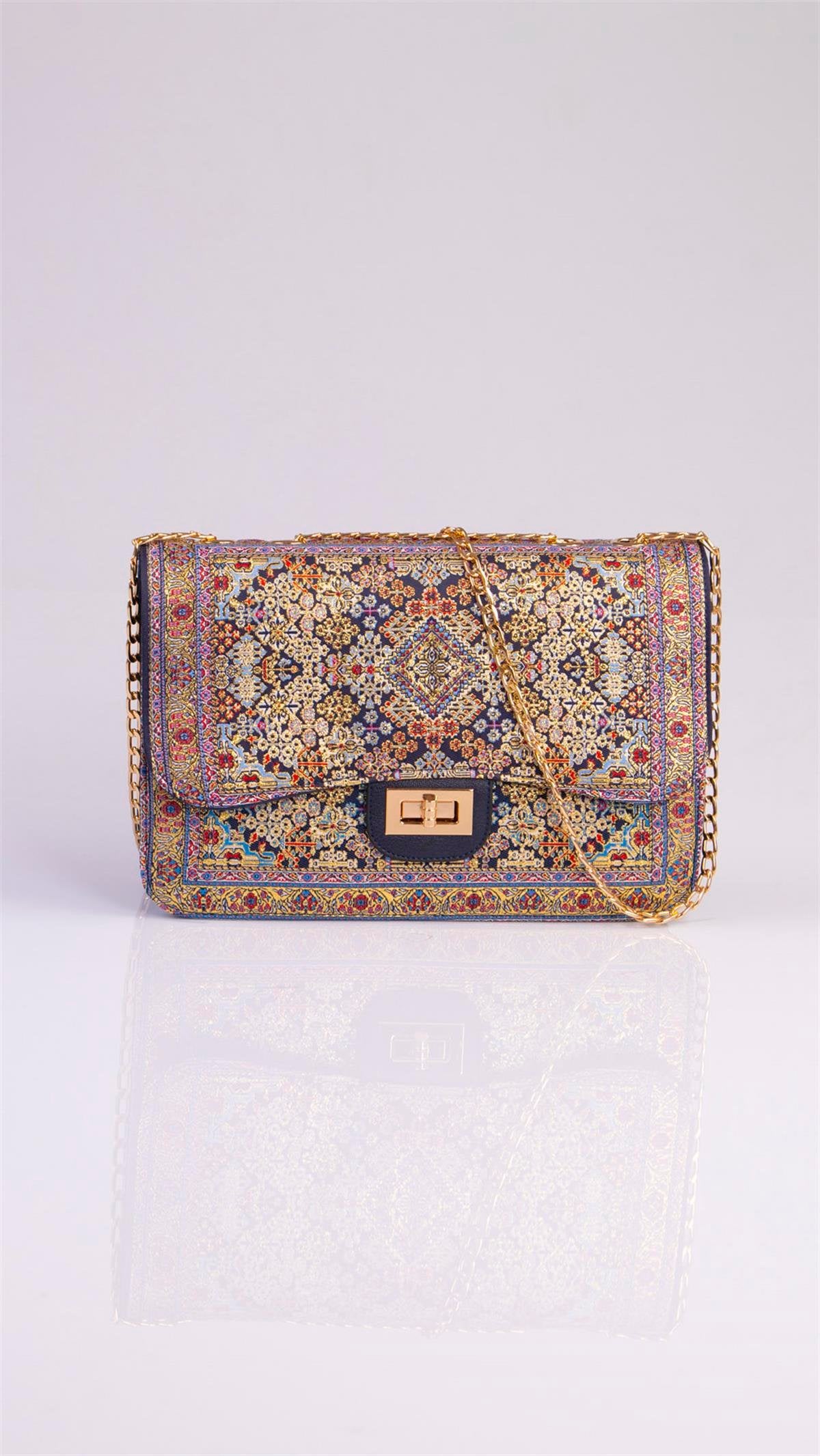 Handmade Multicolor Elegant Handbag