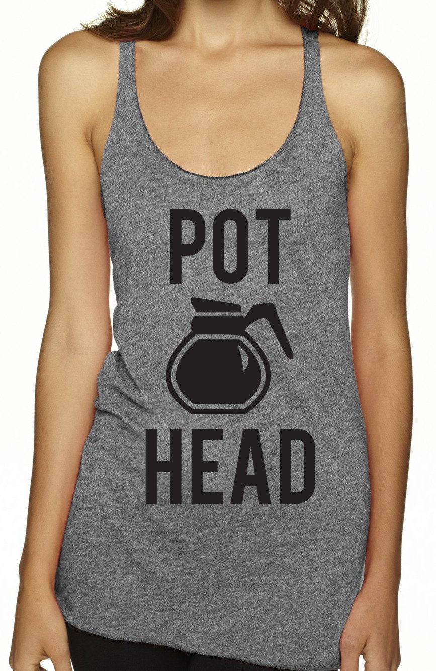 POT HEAD Coffee Tank Top