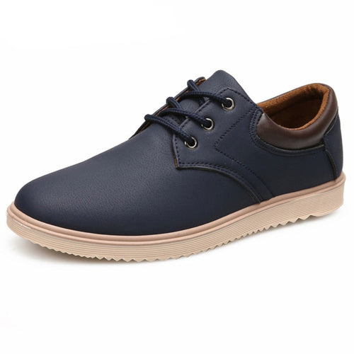 Mens Casual Flat Oxford Sneakers