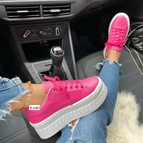 Flat Womens Sneakers Casual Platform Women's Shoes