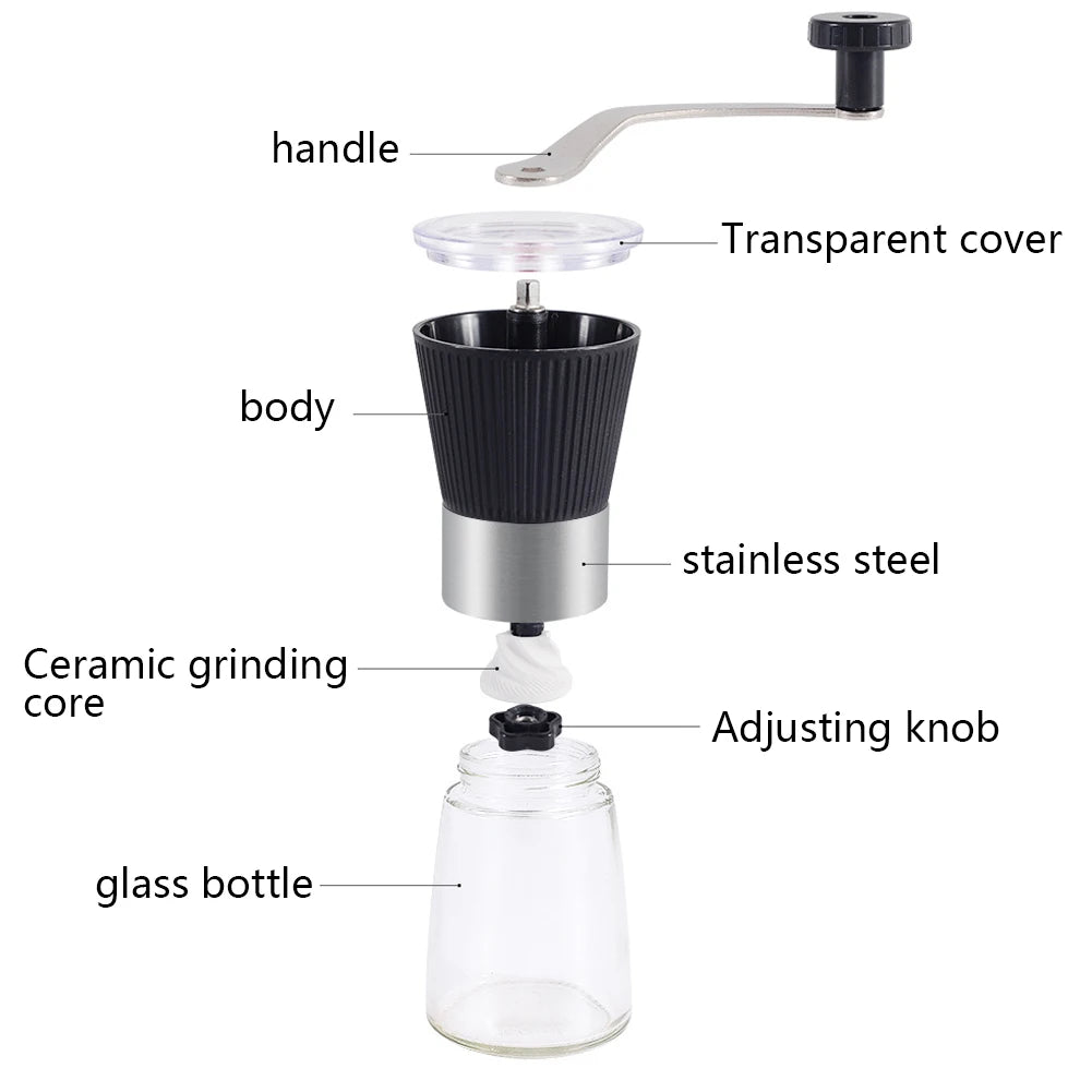 Small Coffee Powder Grinder Adjustable Coarse Fine Coffee Powder Maker