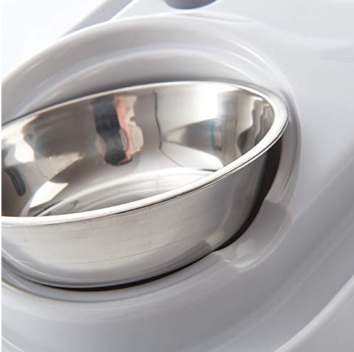 Stainless Steel Pet Bowls with Automatic Water Bottle