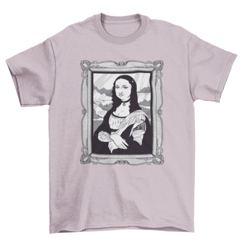 Gothic mona lisa t-shirt