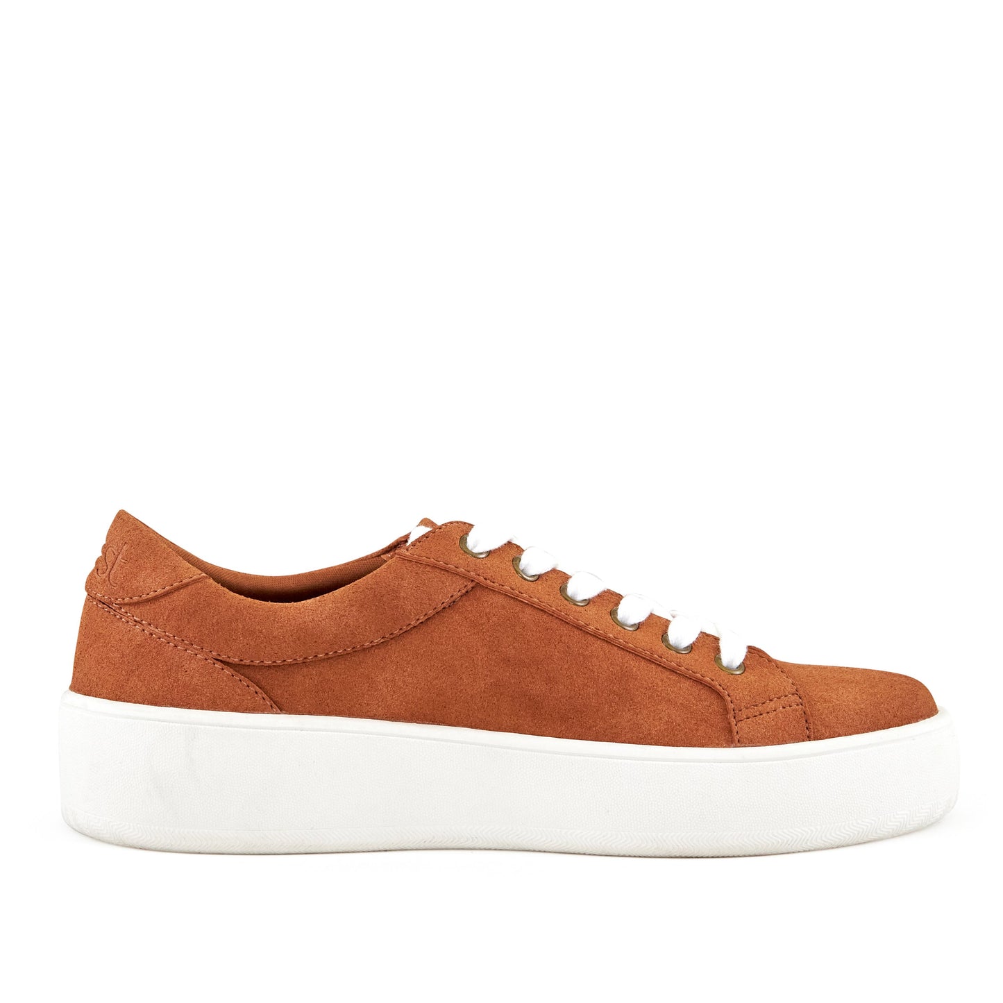 Women's Venice Micro Suede Lace Up Sneaker Camel