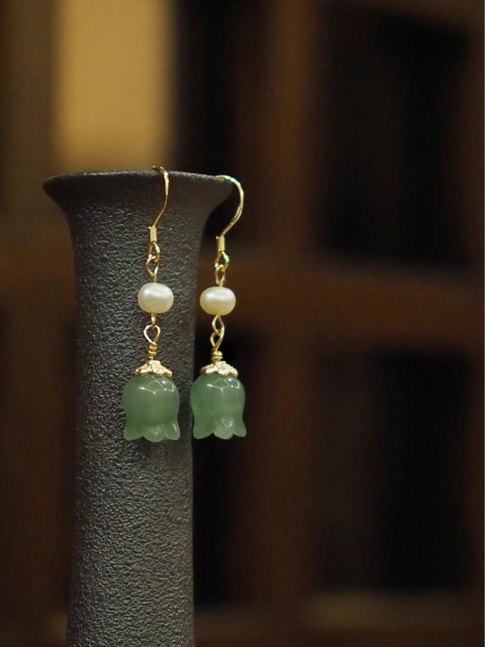 The Jade River’s Lament Earrings